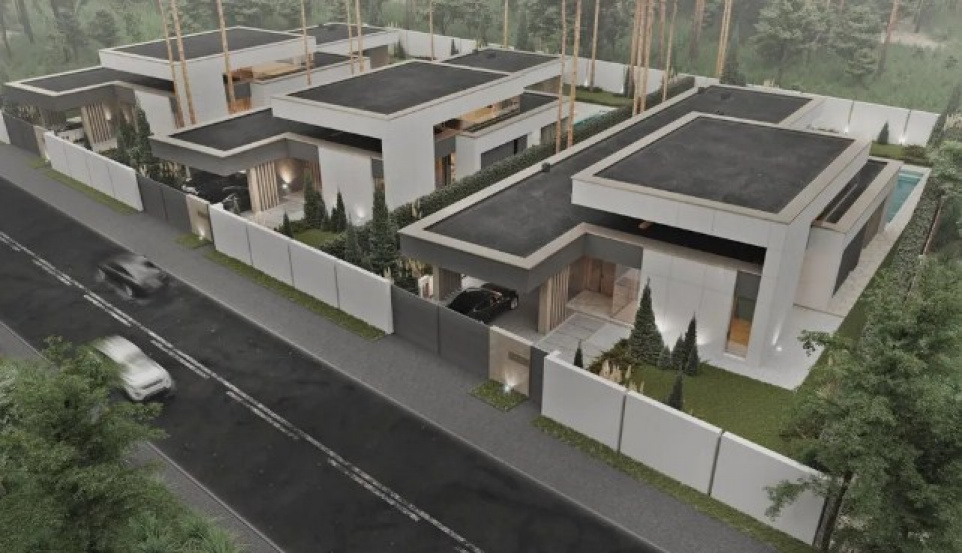 postmodernes Haus in Pluty A14900