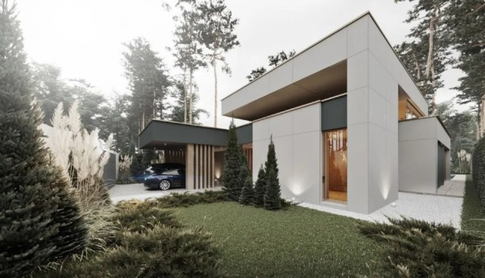 postmodernes Haus in Pluty A14900