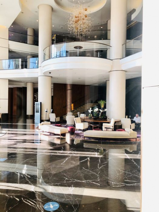 Renting apartments in the Hilton hotel