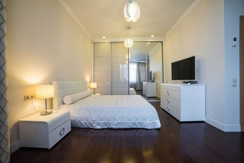 apartment in a new building with