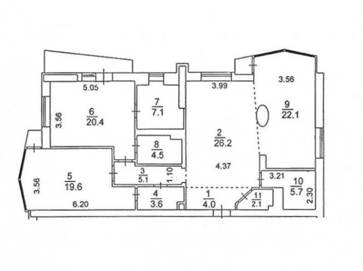 und Apartments Geräumige Wohnung im